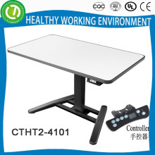 2015 auto height adjustable small size computer desk